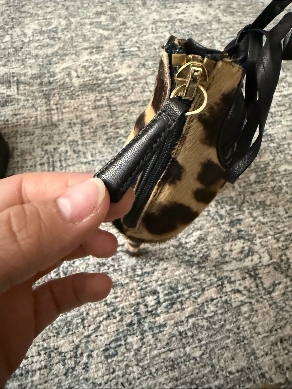 Aquazzura Leopard Print and Black Lace-Up Stiletto Sandals - Picture 10 of 12